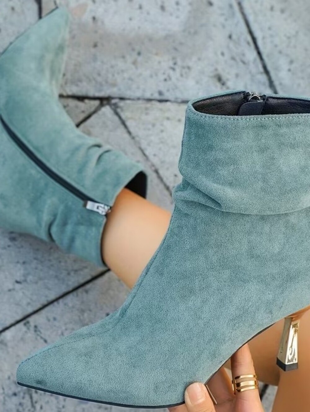 Elegant Women Shoes Classy Lady Shoes Women's Fashion Versatile Casual Ankle Boo
